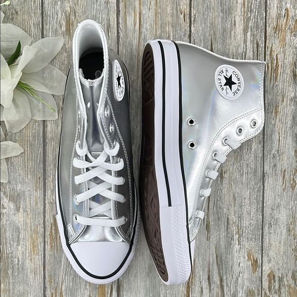 Converse Shoes - Converse Chuck Taylor All Star Metallic Hightop Sneakers Shoes Size 8